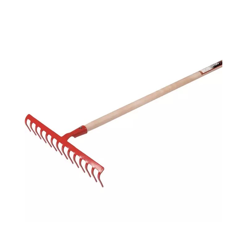 RATEAU SOUDE 14 DENTS COURBES AVEC MANCHE BOI - ref. 2424187 | TP Agri