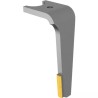 DENT HERSE ADAPTABLE KUHN K2501120 (F) 2 PLAQ. - ref. 209706 | TP Agri