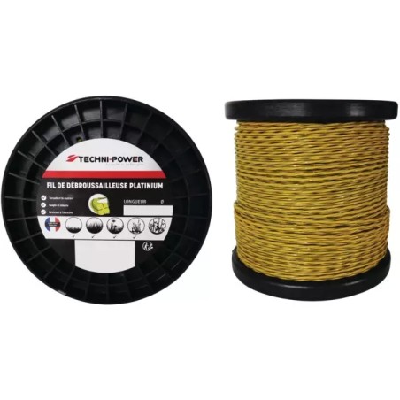FIL DE DEBROUSSAILLEUSE TORSADE PLATINIUM Ø - ref. 20332973 | TP Agri