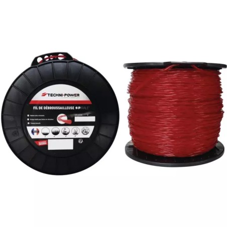 FIL DE DEBROUSSAILLEUSE SPIRALE Ø 3,5 MM / 9 - ref. 20332823 | TP Agri