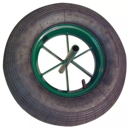 ROUE DE BROUETTE GONFLABLE Ø 400 MM MOYEU ACI - ref. 2471520 | TP Agri