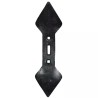 SOC DOUBLE COEUR 140X20X450 EA45-75 3 TROUS Ø - ref. 5242505 | TP Agri