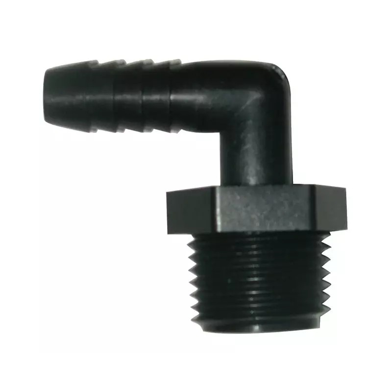 RACCORD COUDE 90° CANNELE Ø 12,7 MM MALE 1/2 - ref. 30548384 | TP Agri