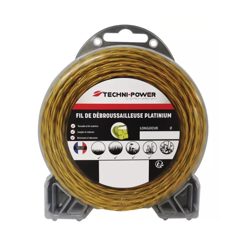FIL DE DEBROUSSAILLEUSE TORSADE PLATINIUM Ø - ref. 20332951 | TP Agri