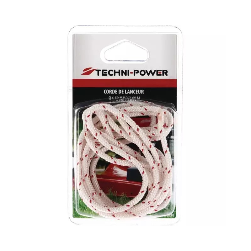 CORDE DE LANCEUR Ø 4,50 MM X 2,00M TECHNI-PO - ref. 20726002 | TP Agri