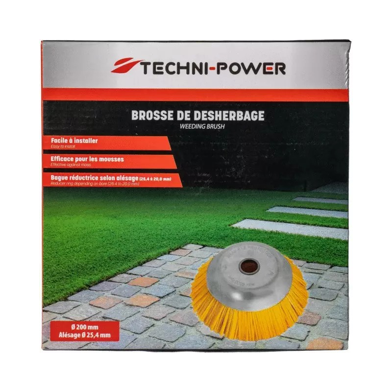 BROSSE DE DESHERBAGE METALLIQUE BRINS NYLON - ref. 20345033 | TP Agri