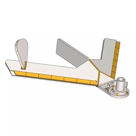 AILERON INTERCEP CARB V47 GAUCHE - ref. 442120 | TP Agri