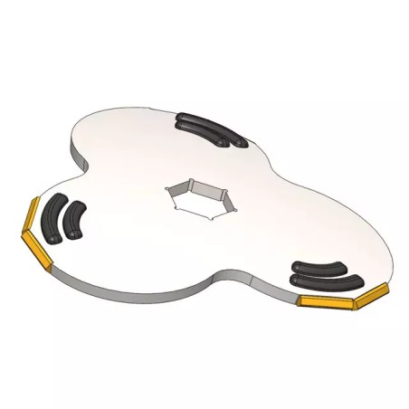 DISQUE PETALMATIC CARB Ø250 GSENS DE ROTATION - ref. 442079 | TP Agri