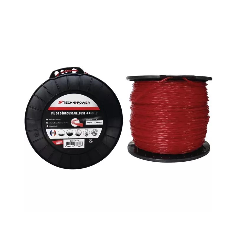 FIL DE DEBROUSSAILLEUSE SPIRALE Ø 3,0 MM / 2 - ref. 20332832 | TP Agri