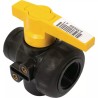 VANNE À BILLE 3V PP NPT 1"1/4 FF-LL - ref. 239699 | TP Agri