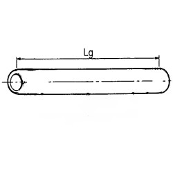 TUBE DE RAMPE POLYPROPYLENE Ø 25 MM LG 4,88 - ref. BED415483 | TP Agri