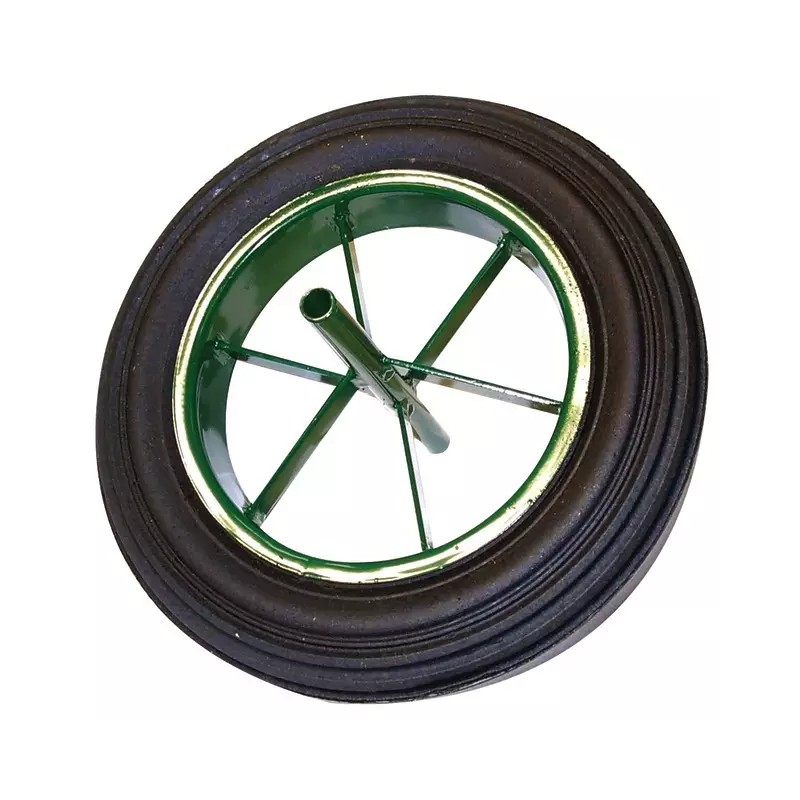ROUE DE BROUETTE PLEINE Ø 400 MM MOYEU ACIER - ref. 2471522 | TP Agri