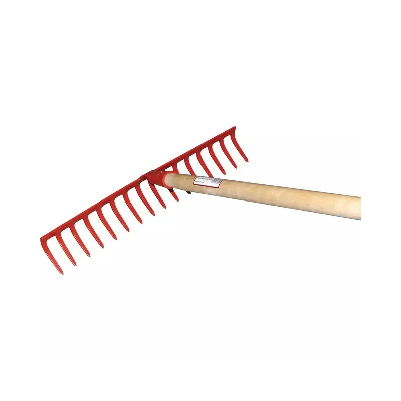 RATEAU FORGE 16 DENTS COURBES AVEC MANCHE BOI - ref. 2424184 | TP Agri