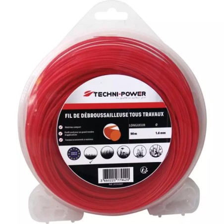FIL DE DEBROUSSAILLEUSE ROND Ø 1,6 MM COQUE - ref. 20332607 | TP Agri
