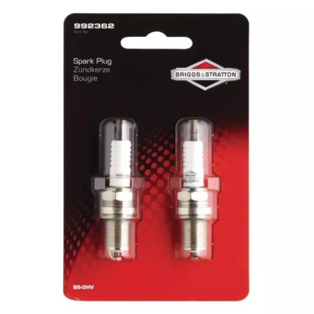 BOUGIE OHV BRIGGS AND STRATTON BLISTER DE 2 - ref. BS992362 | TP Agri