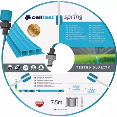 TUYAU D'IRRIGATION SPRING 7,5 METRES CELLFA - ref. CEL19021N | TP Agri