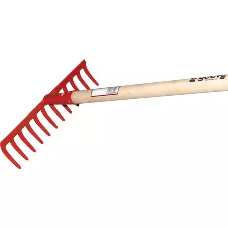 RATEAU SOUDE 12 DENTS COURBES AVEC MANCHE BOI - ref. 2424186 | TP Agri