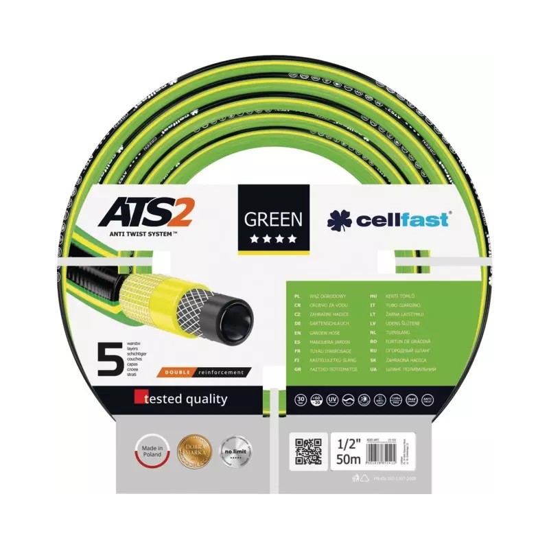 TUYAU D'ARROSAGE GREEN ATS2™ 1/2" 50 METRES - ref. CEL15101 | TP Agri