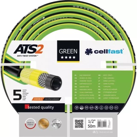 TUYAU D'ARROSAGE GREEN ATS2™ 1/2" 50 METRES - ref. CEL15101 | TP Agri