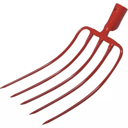 FOURCHE A FUMIER A DOUILLE 5 DENTS 30CM SANS - ref. 2424098 | TP Agri