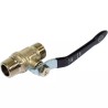 ROBINET À BILLE ROTATION GAUCHE G1/2M-1/2M - ref. 235727 | TP Agri