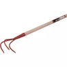 GRIFFE JARDINIER 3 DENTS 12CM AVEC MANCHE BOI - ref. 2424250 | TP Agri