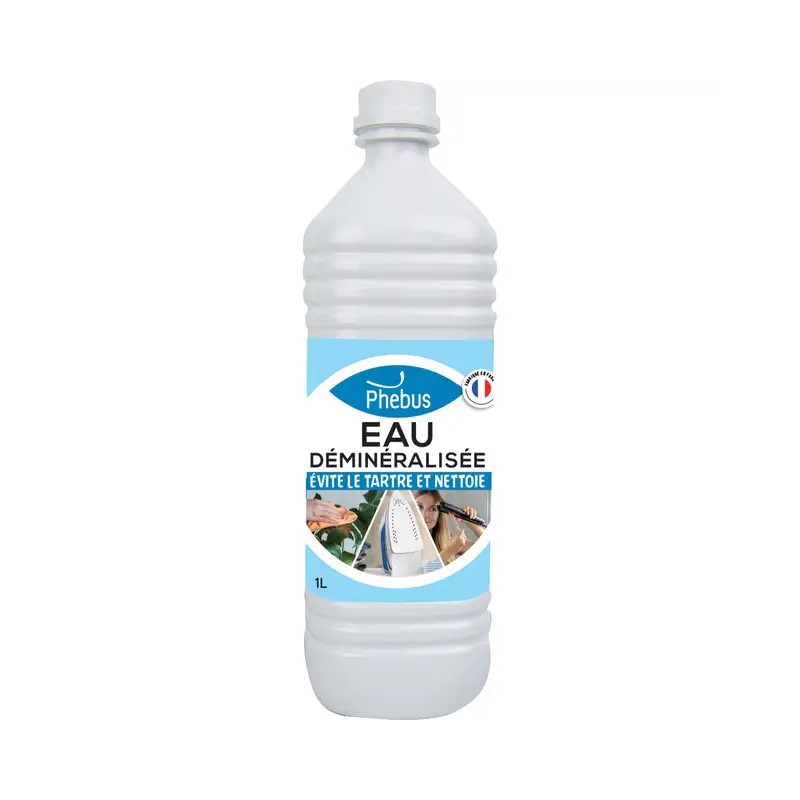 EAU DEMINERALISEE BOUTEILLE DE 1L PHEBUS - ref. 3132361 | TP Agri