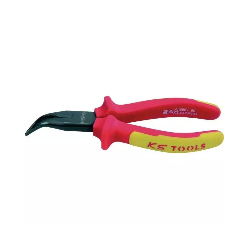 PINCE A BEC DEMI ROND COUDEE ISOLEE LG 165 - ref. KS1171120 | TP Agri