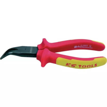 PINCE A BEC DEMI ROND COUDEE ISOLEE LG 165 - ref. KS1171120 | TP Agri