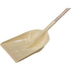 PELLE PLASTIQUE IVOIRE 35CM AVEC MANCHE BOIS - ref. 2424026 | TP Agri