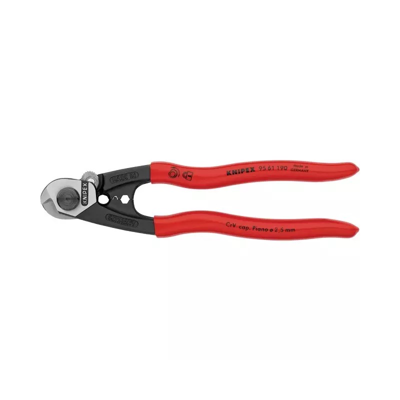 PINCE COUPE CABLES ACIER FORGE LG 190 MM KNIP - ref. 1901388 | TP Agri