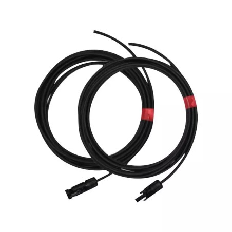 JEU DE 2 CABLES MC4 (1M+1F) DE 5 MÈTRES POUR - ref. 31308222 | TP Agri