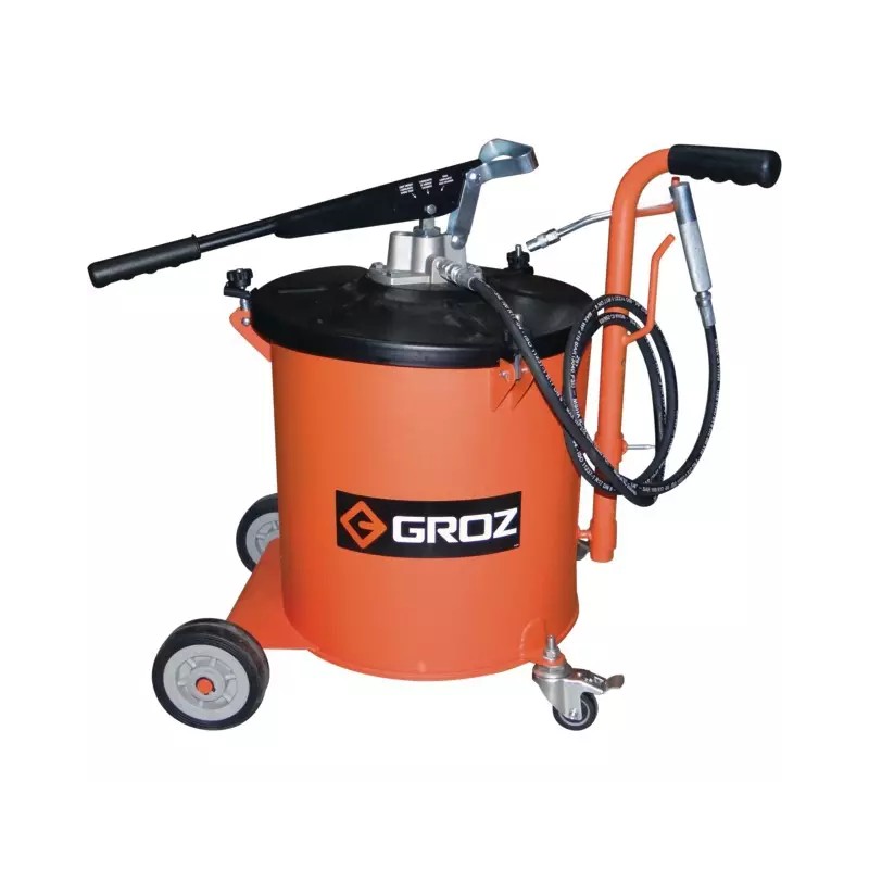 POMPE A GRAISSE A LEVIER D'ATELIER 30KG GROZ - ref. 1945451 | TP Agri