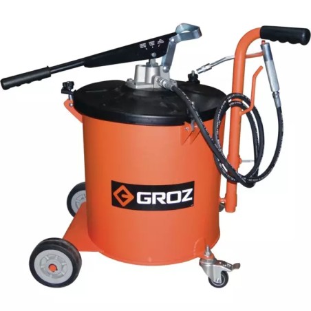 POMPE A GRAISSE A LEVIER D'ATELIER 30KG GROZ - ref. 1945451 | TP Agri