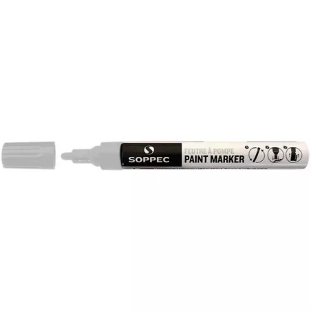 FEUTRE A POMPE POUR MARQUAGE BLANC 10ML - ref. 21312332 | TP Agri