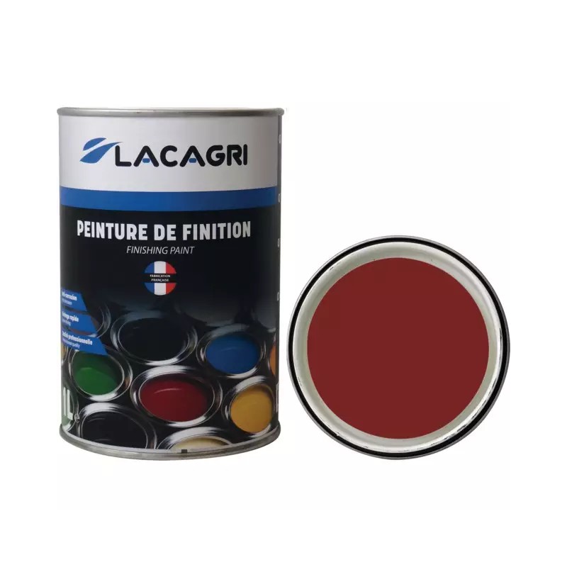 PEINTURE DE FINITION ROUGE HARDI POT 1L LACAG - ref. 1676560 | TP Agri