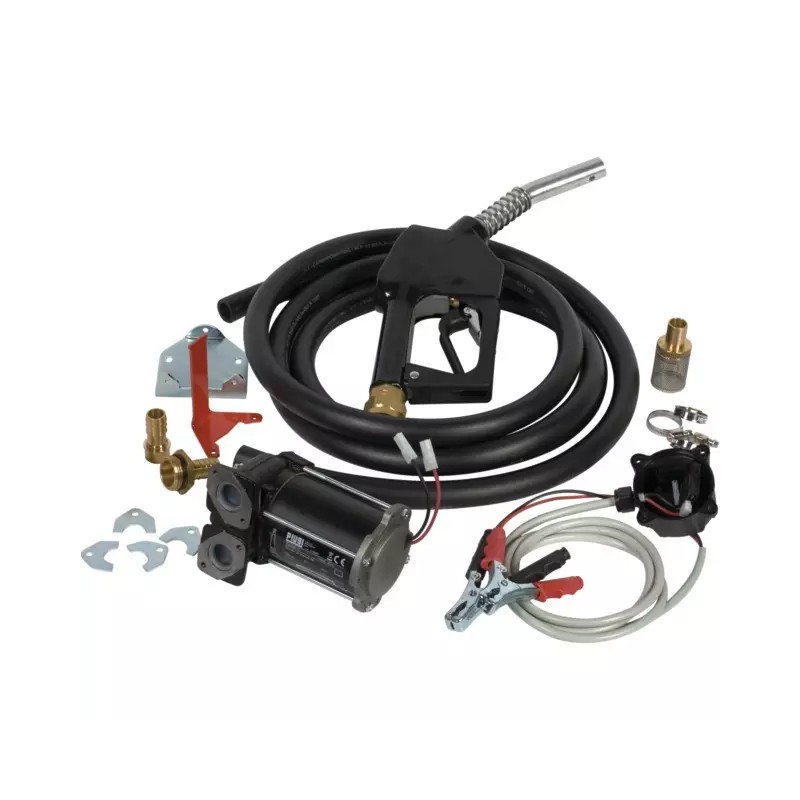 POMPE TRANSFERT GASOIL PORTABLE 12V 50L/MIN PI - ref. 251513 | TP Agri