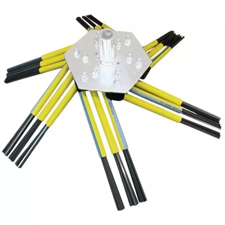 KIT DE 6 ENSEMBLES DE 3 BROSSES ACIER POUR H - ref. 32005221 | TP Agri