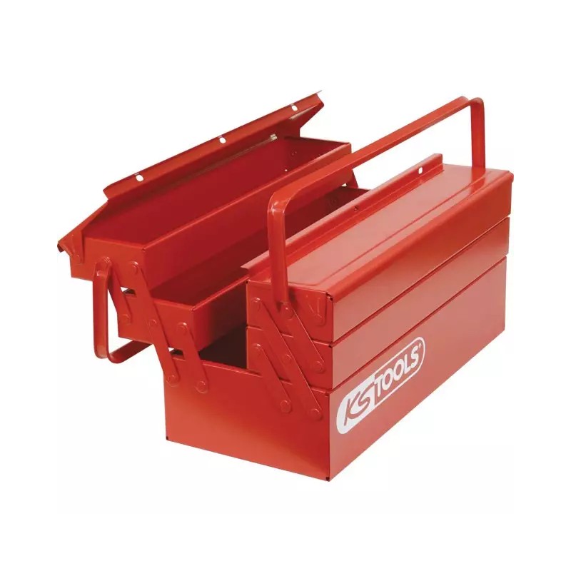 CAISSE A OUTILS METALLIQUE 5 COMPARTIMENTS - ref. KS9990120 | TP Agri