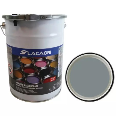 PEINTURE PRIMAIRE GRIS SEAU 5L LACAGRI - ref. 1676444 | TP Agri