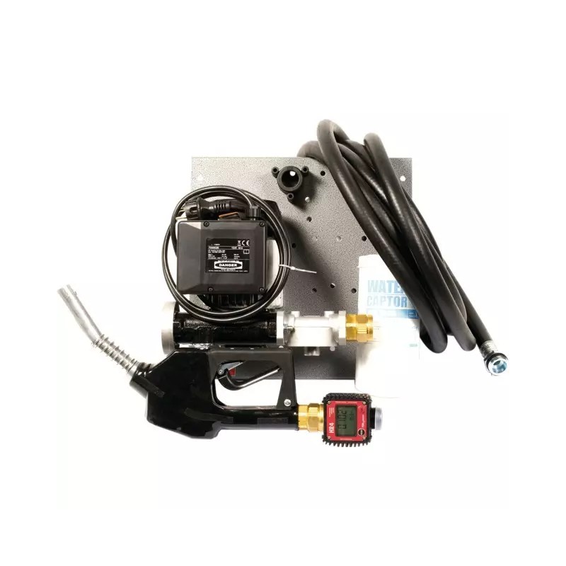 STATION MURALE GASOIL 230V 70L/MIN PISTOLET AU - ref. 254645 | TP Agri