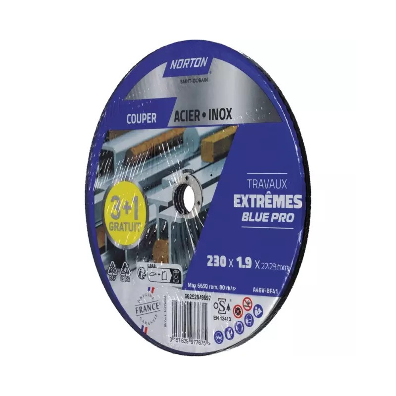 DISQUE A TRONCONNER FIN METAL INOX PLAT 230X1 - ref. 1925869 | TP Agri