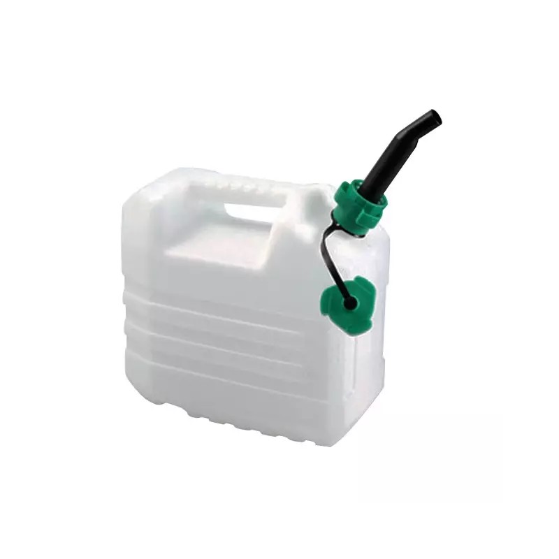 JERRYCAN PLASTIQUE ALIMENTAIRE 10L AVEC BEC V - ref. 1945153 | TP Agri