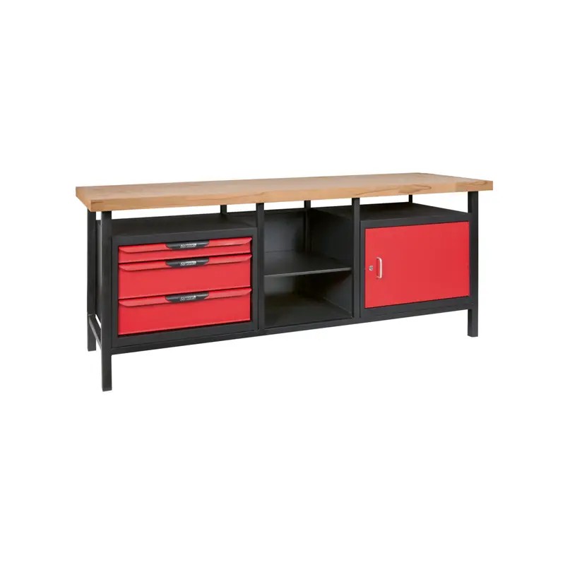 ETABLI PROFESSIONNEL D'ATELIER 1 PORTE ET 3 - ref. KS8650210 | TP Agri