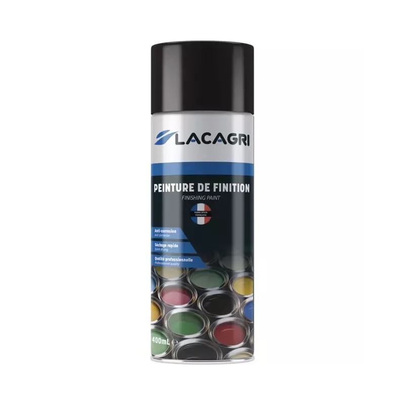 PEINTURE DE FINITION NOIR MANITOU AEROSOL 400 - ref. 1676719 | TP Agri