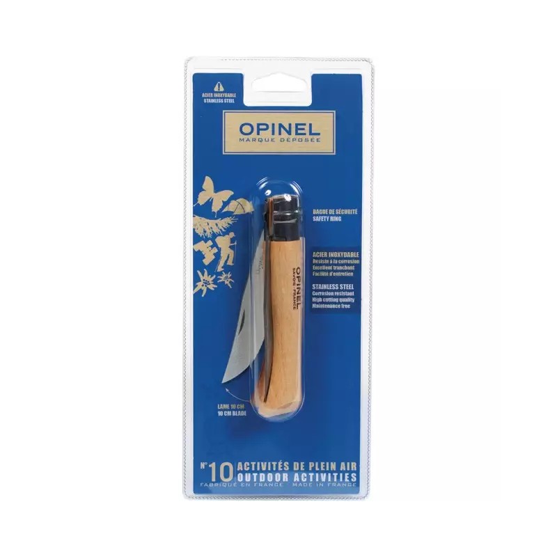 COUTEAU LAME ACIER INOXYDABLE N°10 BLISTER OPI - ref. 258809 | TP Agri