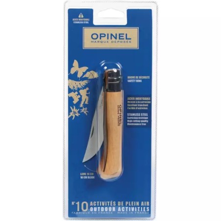 COUTEAU LAME ACIER INOXYDABLE N°10 BLISTER OPI - ref. 258809 | TP Agri