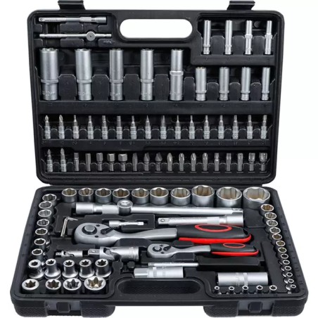 DOUILLES ET ACCESSOIRES 1/4" ET 1/2" COFFRET D - ref. BG2287 | TP Agri