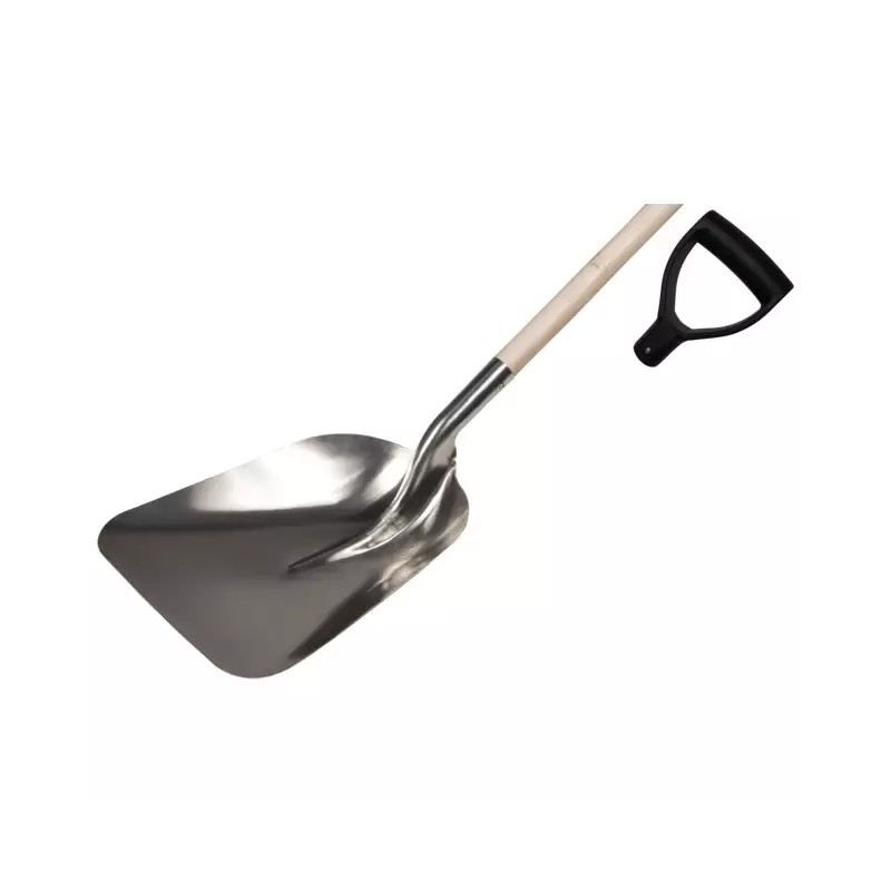 PELLE ALUMINIUM EUROPE 32CM AVEC MANCHE BOIS - ref. 2424027 | TP Agri