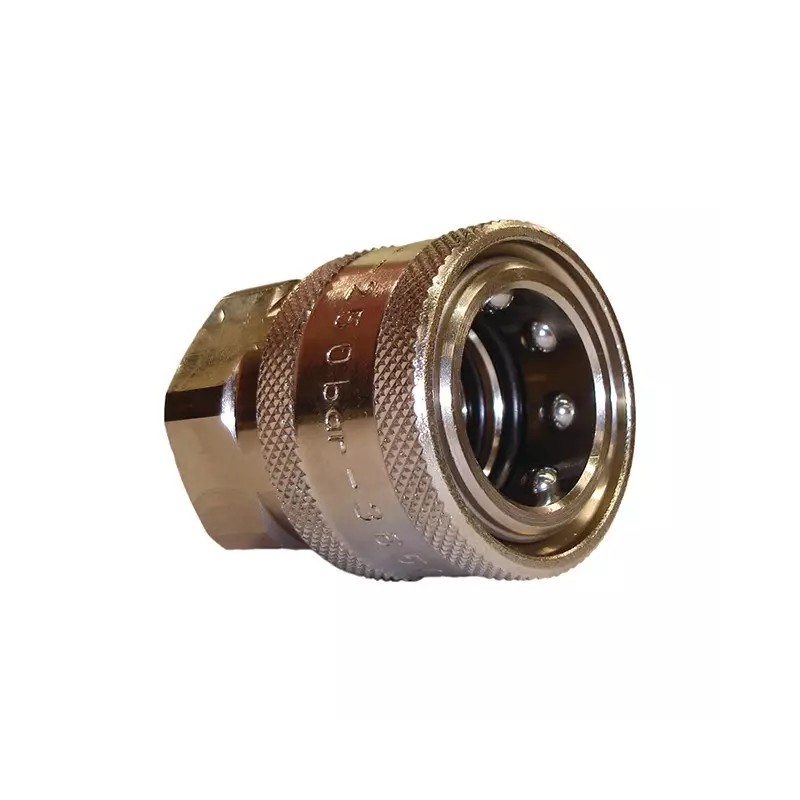 COUPLEUR A BILLE INOX FEMELLE - F G 3/8 BLIST - ref. 3522074 | TP Agri